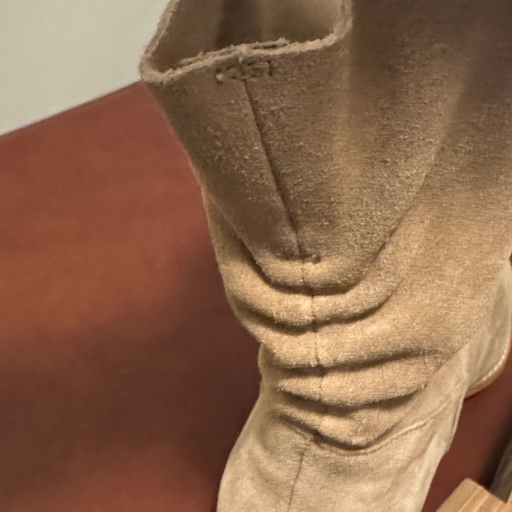 Splendid Light Brown Suede Ankle Boots - Picture 11 of 13